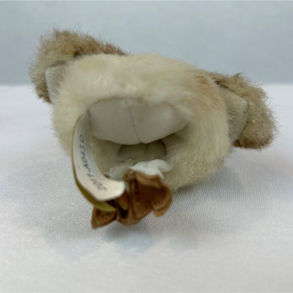 Folkmanis Finger Puppet Barn Owl Mini Plush 4 in Stuffed Animal Bird Toy - Picture 9 of 11